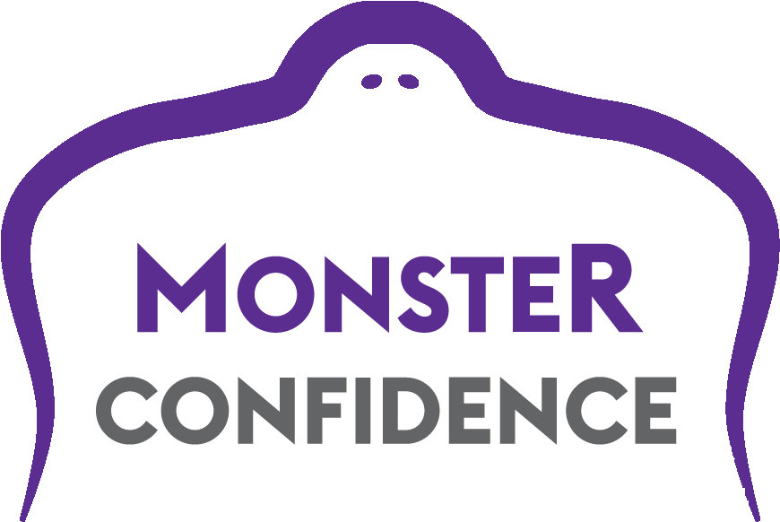 Monster Career Confidence - Monster Confidence Logo (979x694), Png Download
