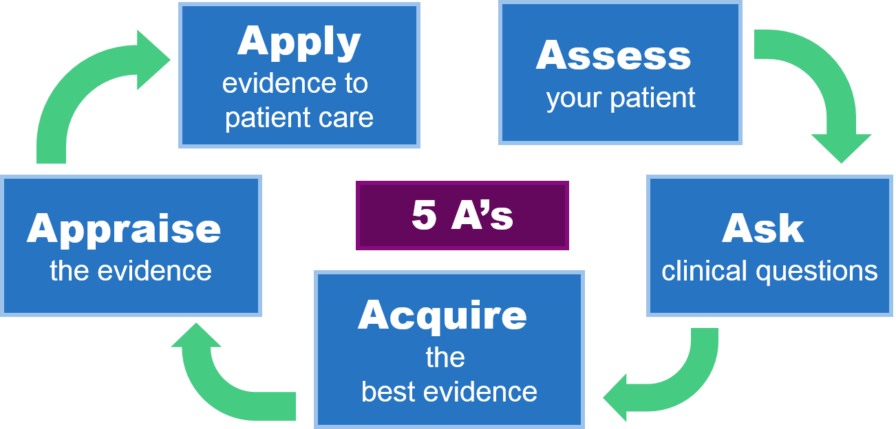 Apply The Evidence To Your Patient - Evidence Based Medicine 5a (1302x624), Png Download