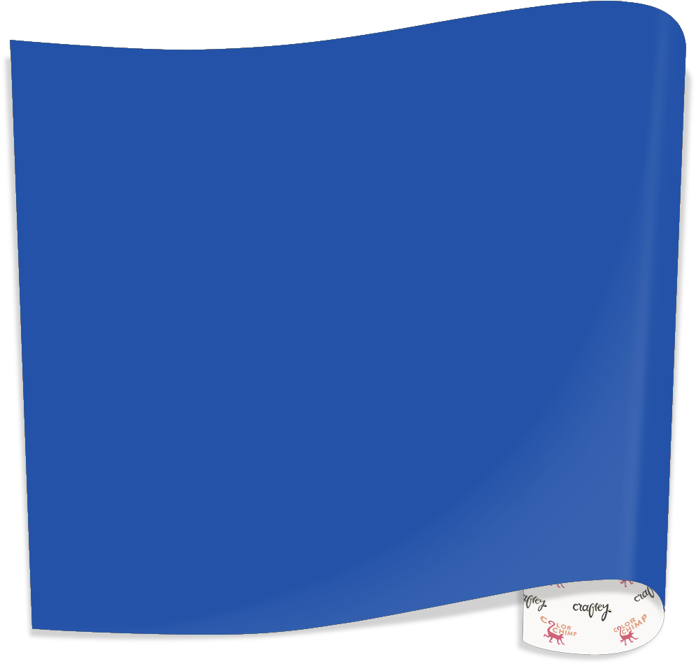 Color Chimp Stretch 12" X 3' Heat Transfer Vinyl - Blue Vinyl Sheets (1000x1000), Png Download