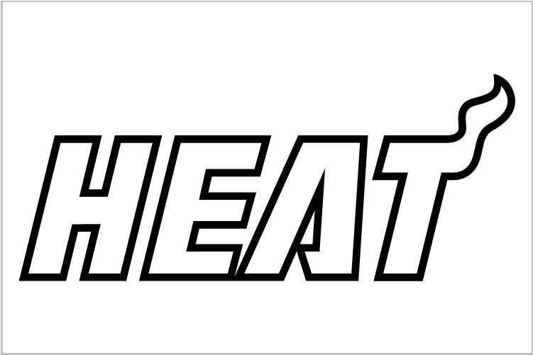 Miami Heat Logos Iron On Stickers And Peel-off Decals - Miami Heat (750x930), Png Download