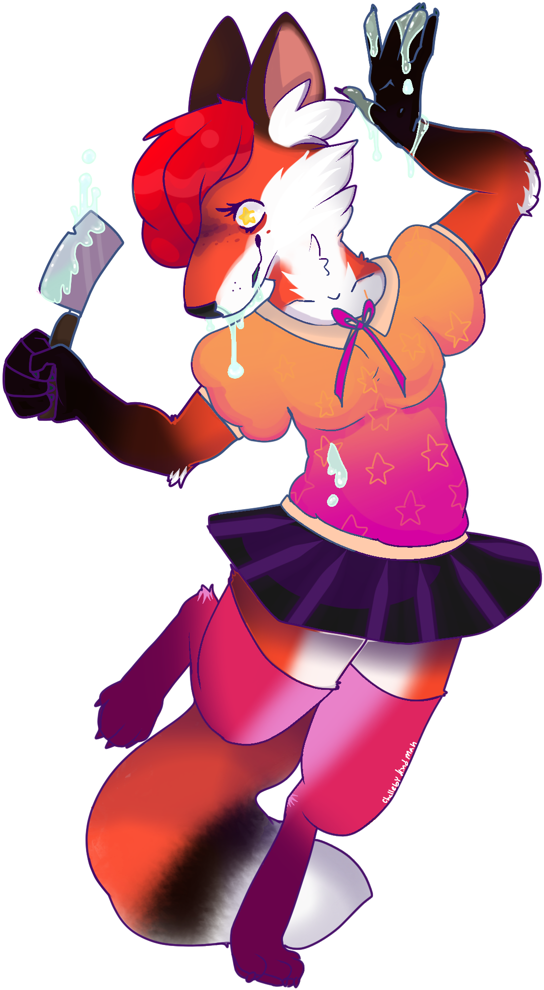 I'm Yandere - Cartoon (1536x2048), Png Download