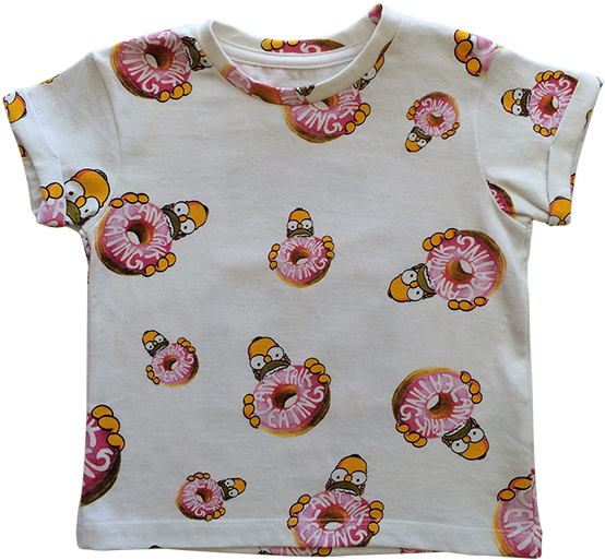 Eleven Paris Unisex Homer Donuts - Illustration (561x561), Png Download