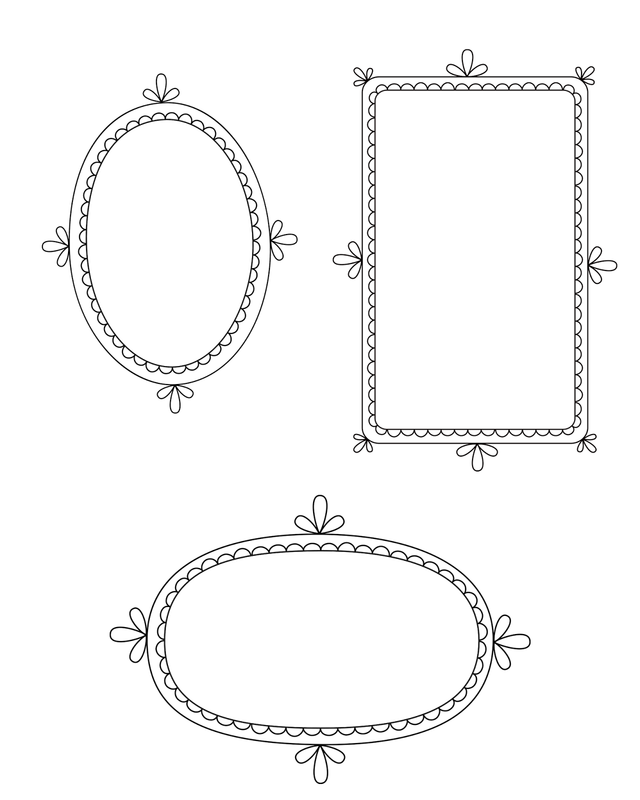 5 Free Premade Doodle Frame Storyboard/blog Board Templates - Circle (640x800), Png Download