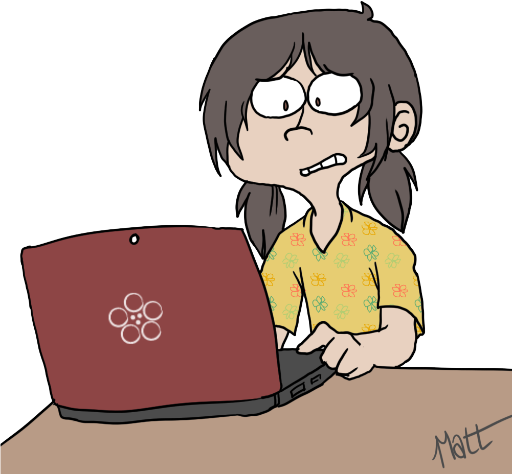 Alone Clipart Transparent - Cyberbullying Clipart Png (1000x1000), Png Download