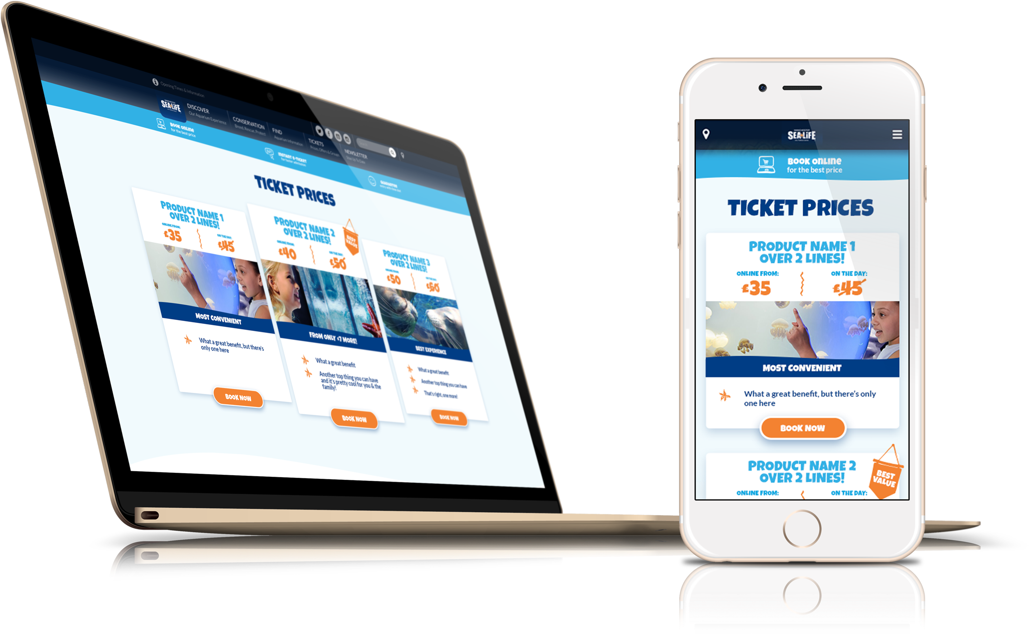 Sealife Tickets Pages - Smartphone (2500x1500), Png Download