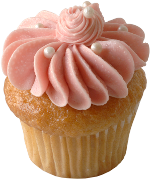Fancy Mini Strawberry Cupcake - Cupcake (800x531), Png Download