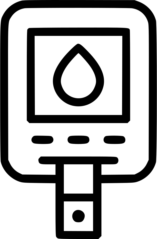 Png File Svg - Blood Sugar Icon Png (644x980), Png Download