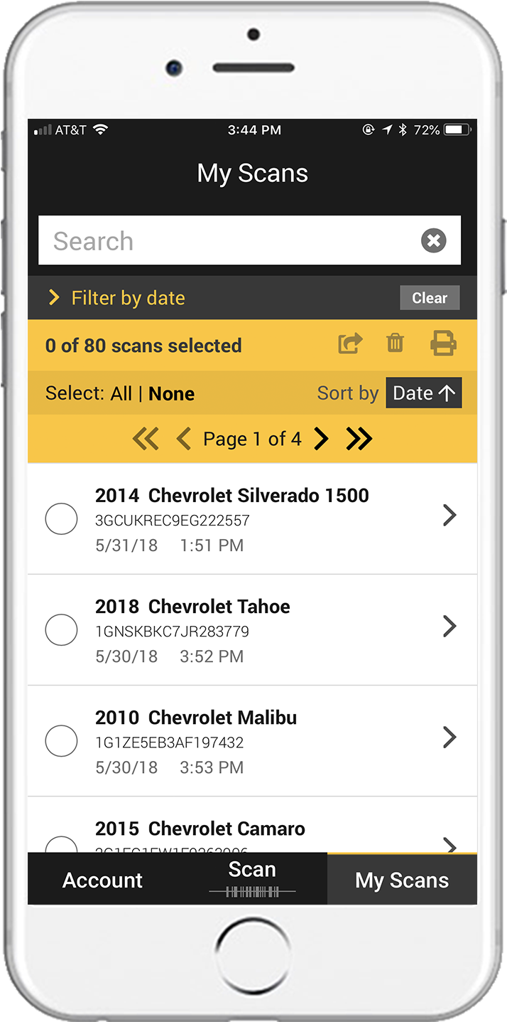 Scan And Manage Vehicles With Your Mobile Phone Or - Iphone (1048x1500), Png Download