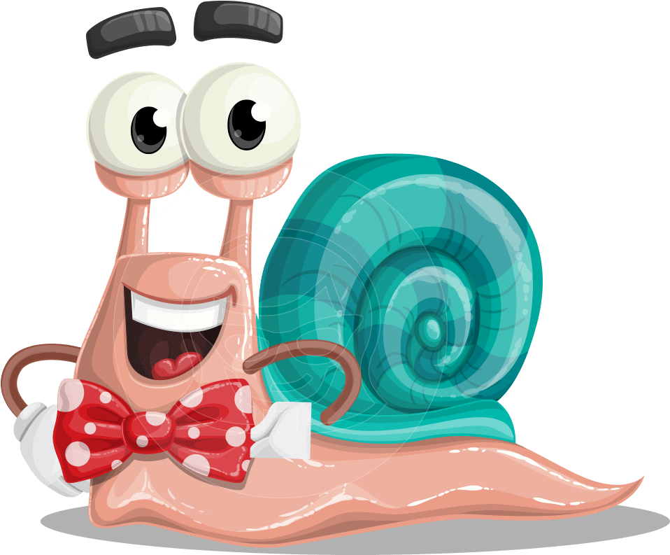 Snail Cartoon Vector Character Aka Shiloh The Gentleman - Illustration (957x1060), Png Download