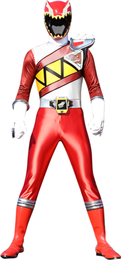 Image Dino Force Brave Red V2 - Power Rangers Dino Force Brave Red (400x855), Png Download