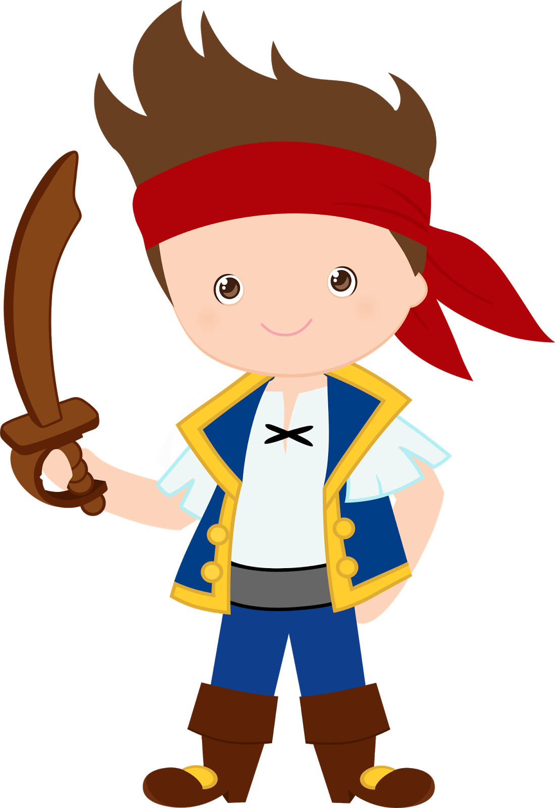 Brave Clipart Preschool - Jake From Neverland (1099x1600), Png Download