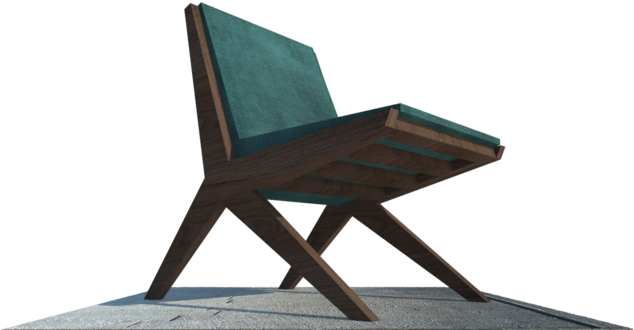 Boomerang Chair 5 (1000x354), Png Download