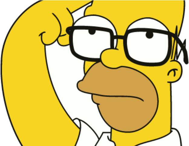 Homer Smart Png (1600x480), Png Download