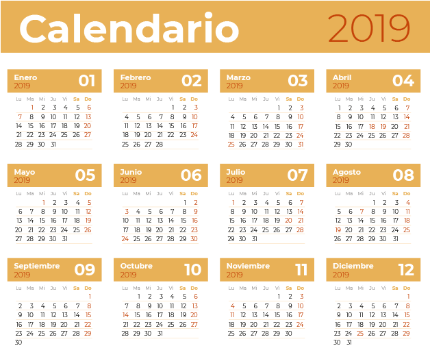 Feriados Bancarios - Calendario Bancario 2019 Sudeban (691x582), Png Download