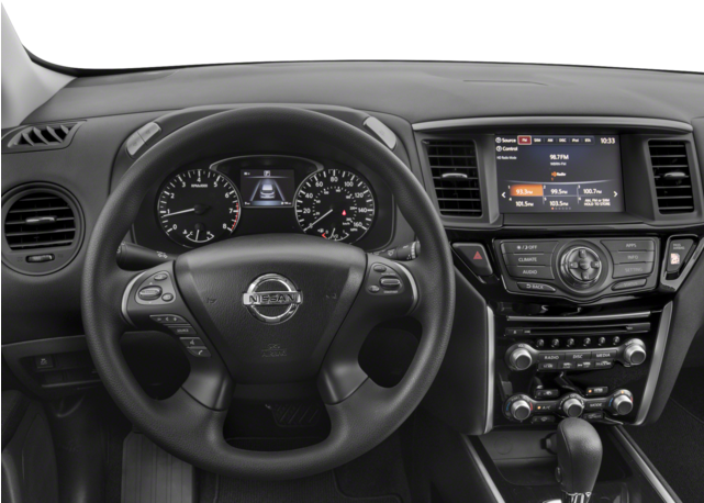 2018 Nissan Pathfinder - 2017 Nissan Pathfinder Sv Black (640x480), Png Download