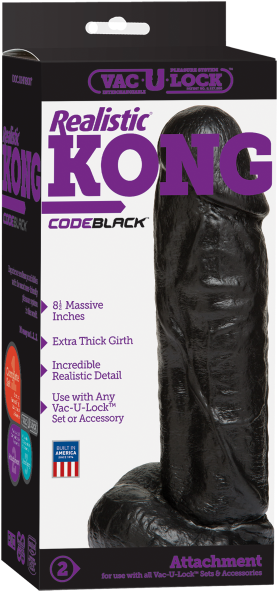 Quick View - Kong Dildo Black (600x600), Png Download
