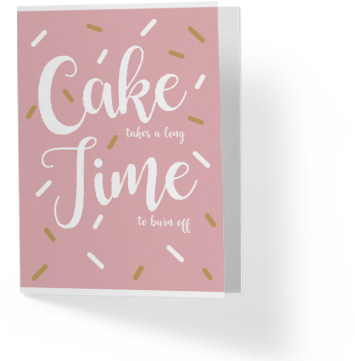Cake Time - Christmas Card (800x450), Png Download