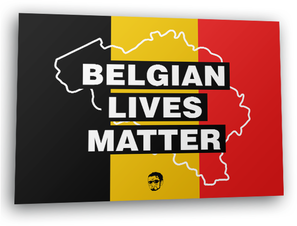 Isorrow Belgian Lives Matter Flag - Isp Mousepad (600x600), Png Download
