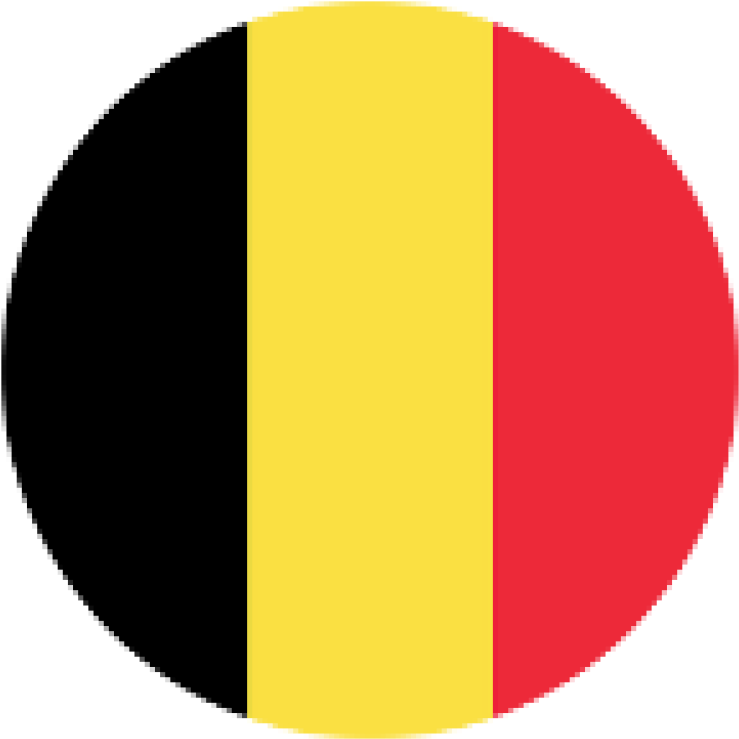 4me Flag Round Belgi - Belgium Logo 512 512 (1024x1024), Png Download
