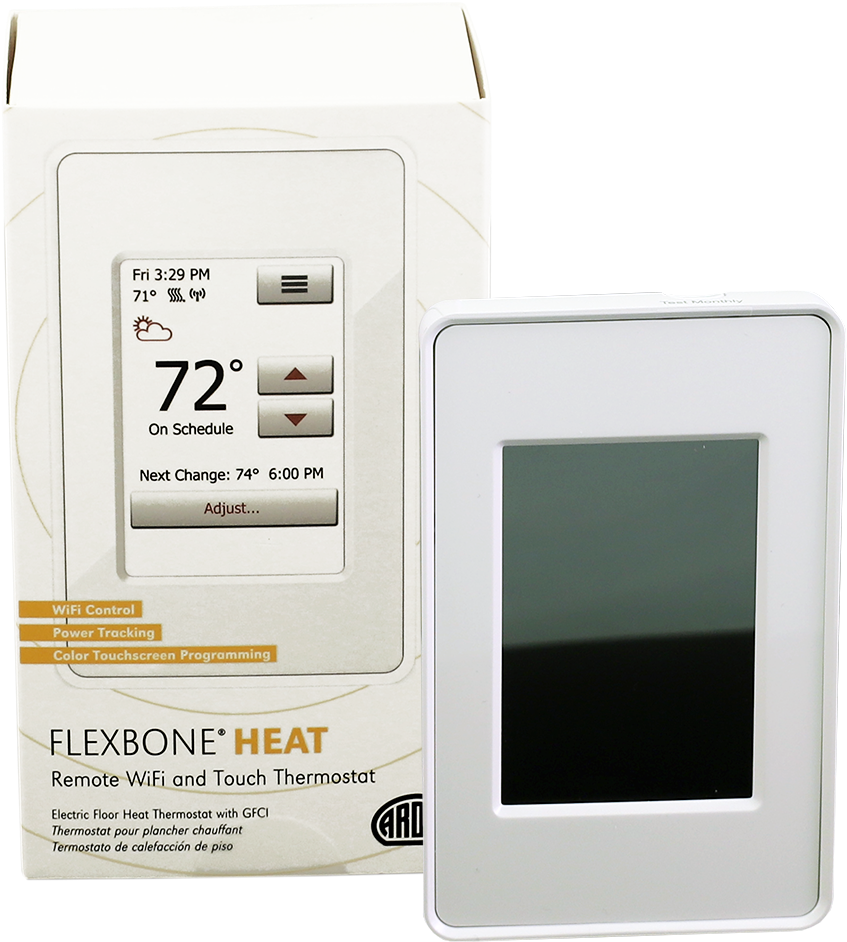 Ardex Flexbone Heat Wifi Touch Thermostat Image - Electronics (1024x1024), Png Download