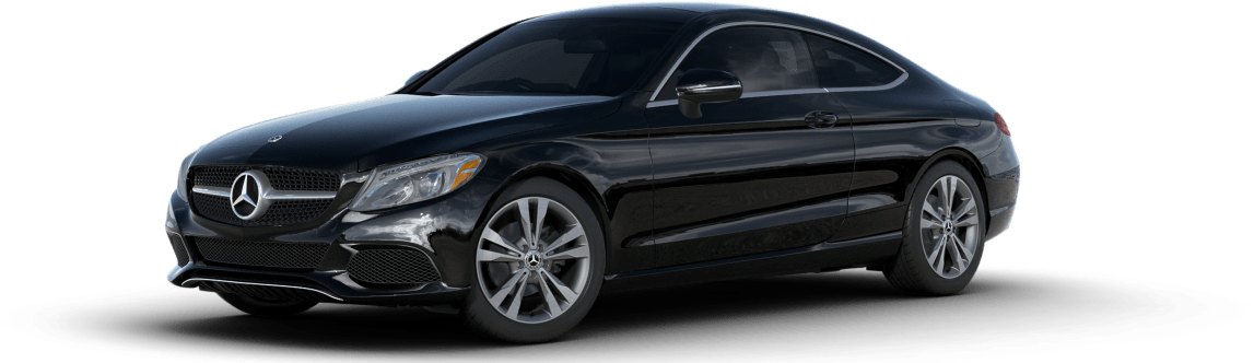 2019 Mercedes Benz Dark Blue C Class Coupe - Mercedes Benz Coupe 2019 Png (1440x535), Png Download