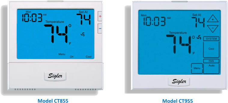 Picture Pro1-iaq Thermostat Ct855 Ct955 - Digital Clock (788x788), Png Download