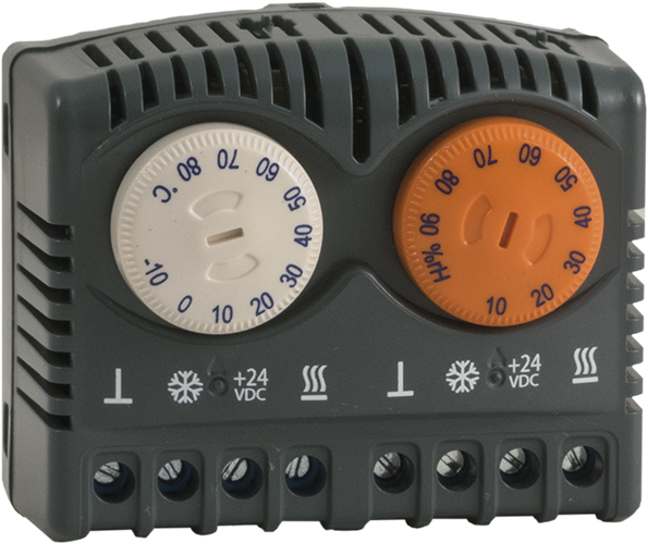 Hygrostat Electronic Thermostat / Hygrostat - Gauge (648x552), Png Download