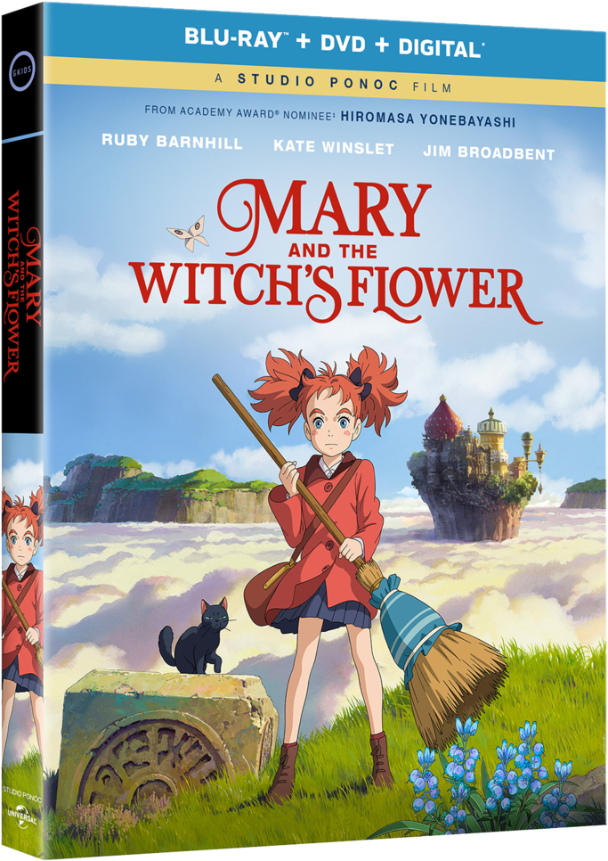 Mary And The Witch's Flower - Mary And The Witch's Flower Bluray (735x1024), Png Download
