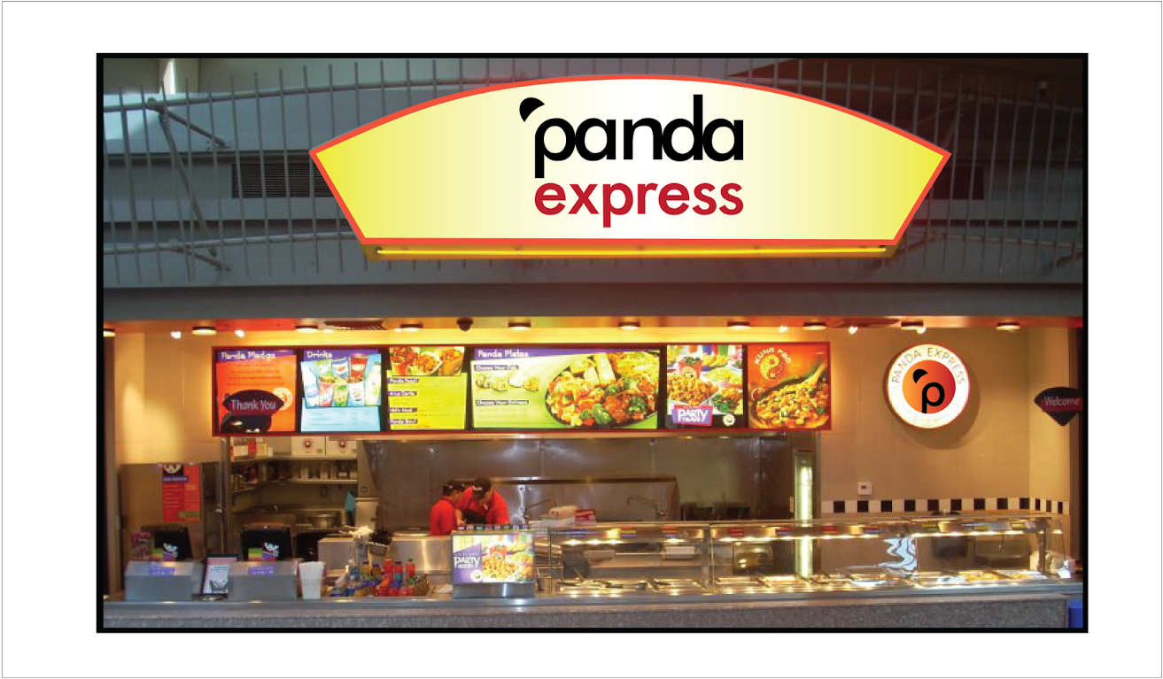 Business Card Design For Panda Express - Panda Express (1600x1055), Png Download