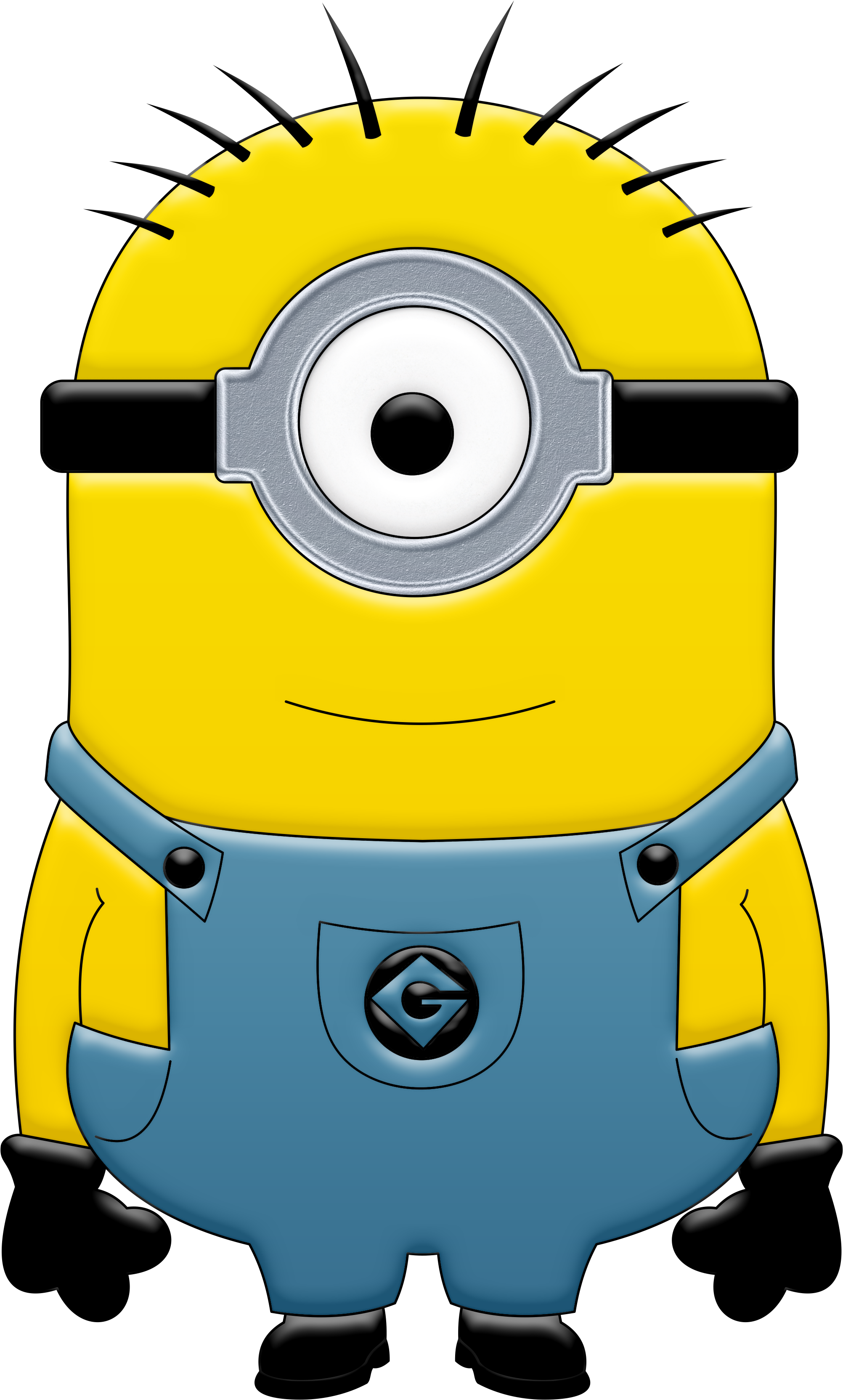 Minion Clipart, Ribbon Decorations, Despicable Me, (2121x3445), Png Download
