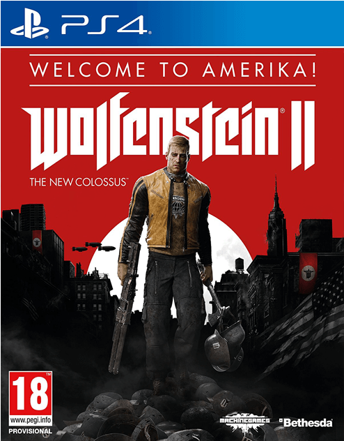 Wolfenstein 2 The New Colossus - Wolfenstein Ii Xbox One X (552x700), Png Download