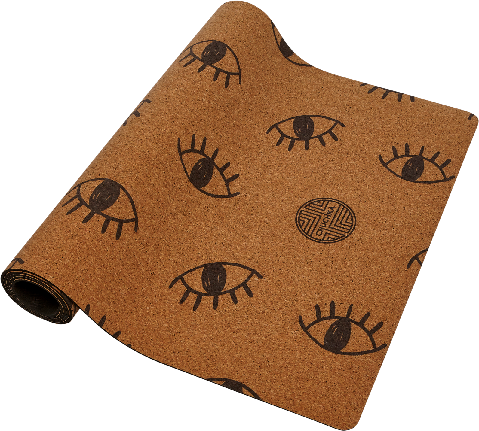 Eyes Cork Yoga Mat (2000x1691), Png Download