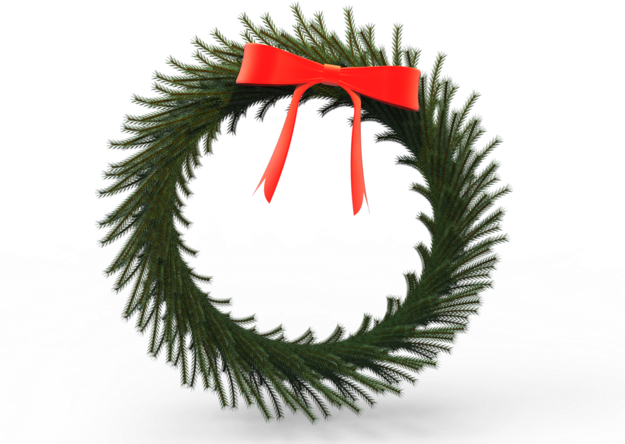 Load In 3d Viewer Uploaded By Anonymous - Wreath (877x640), Png Download