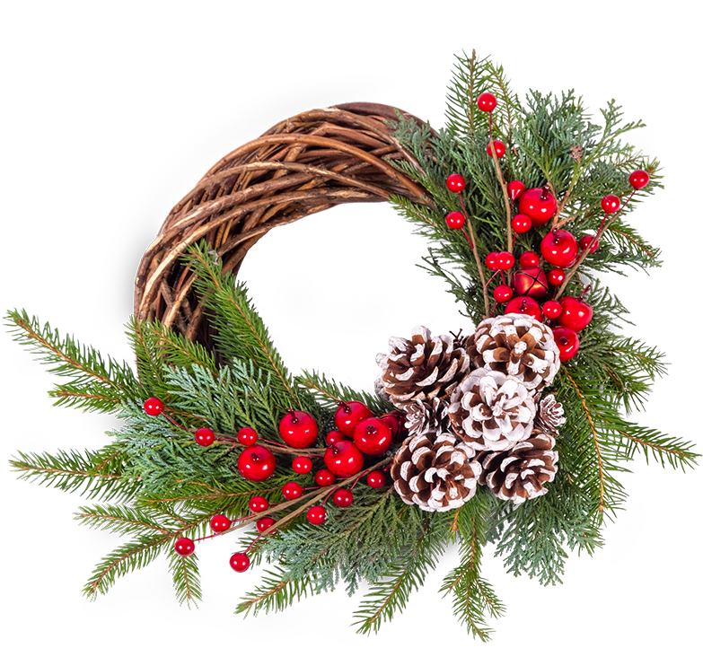 Improve Your Gift With Choosing Extras And Click On - Wreath (800x900), Png Download
