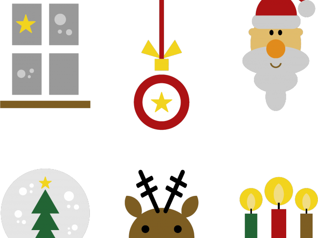 Merry Christmas Clipart Icon - Clip Art (640x480), Png Download