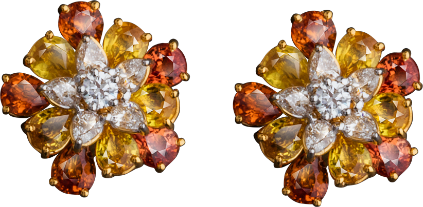 Earings-image - Diamond (822x404), Png Download
