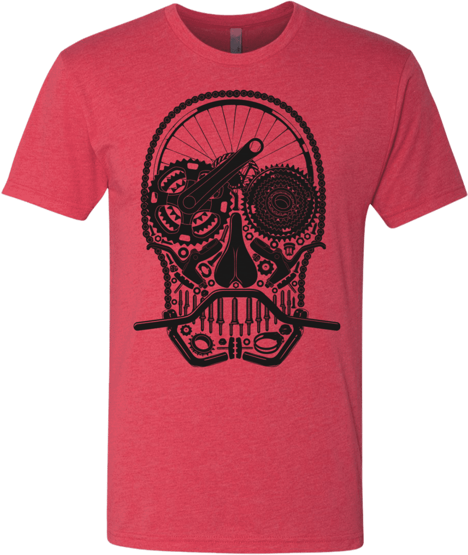 Cycling 'skull Face' Crew Neck - Meat Eater Shirt (1155x1155), Png Download