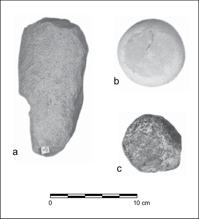 Choppers, Hammerstones, And Pecking Stones - Igneous Rock (668x735), Png Download