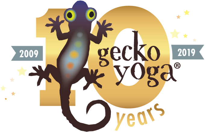 About Gecko Yoga - Cartoon (717x494), Png Download