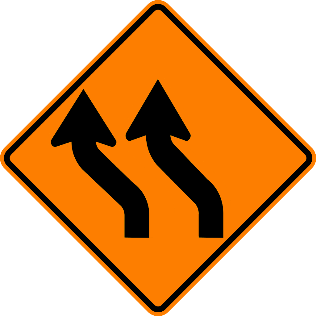 Diverted Traffic 2 Way - Oamaru (1024x1024), Png Download