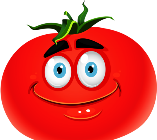 Healthy Food Clipart Tomate - Smiley Tomato (640x480), Png Download