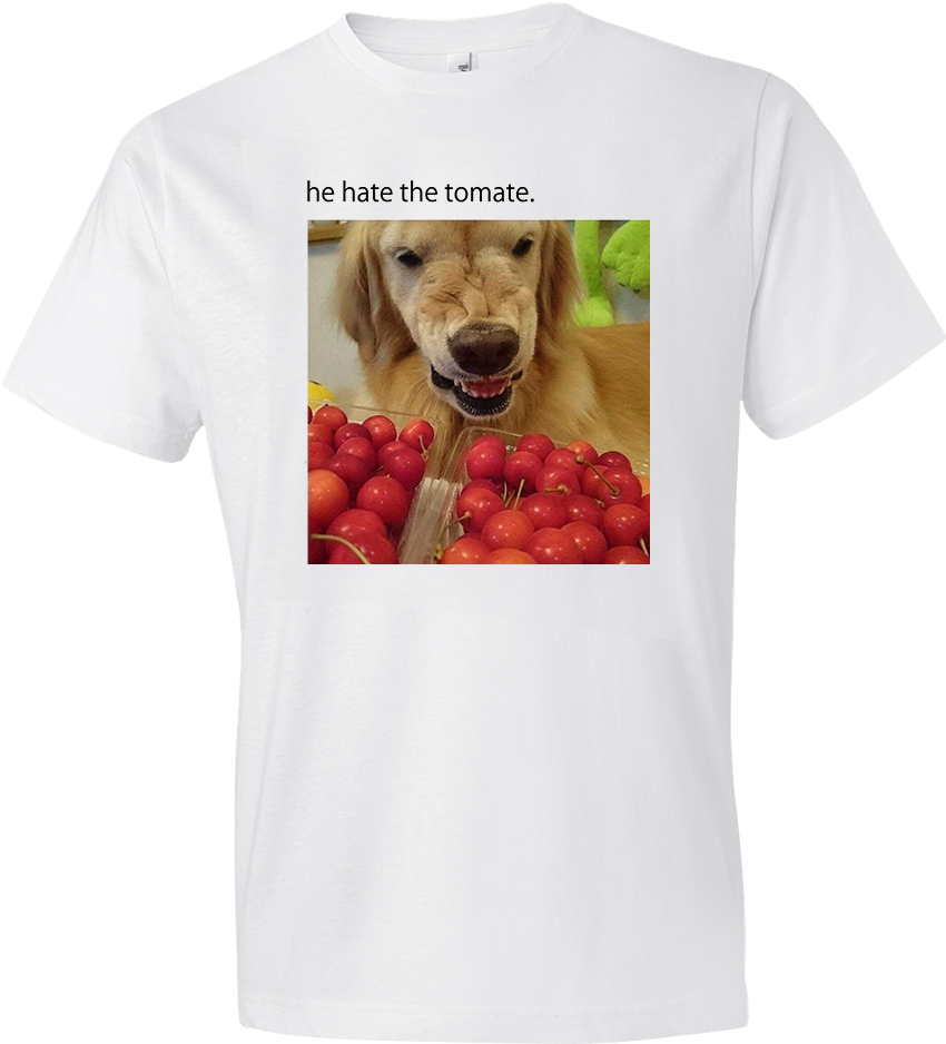 Hate The Tomate Tee - He Hate The Tomate (1000x1000), Png Download
