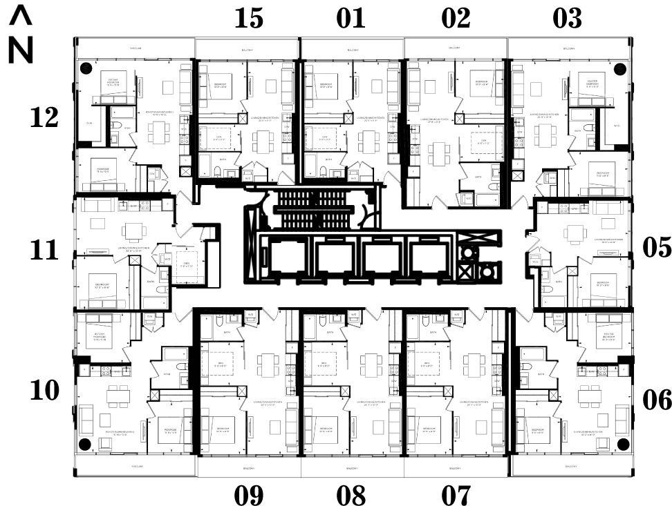 Floorplate - Floor Plan (1024x768), Png Download