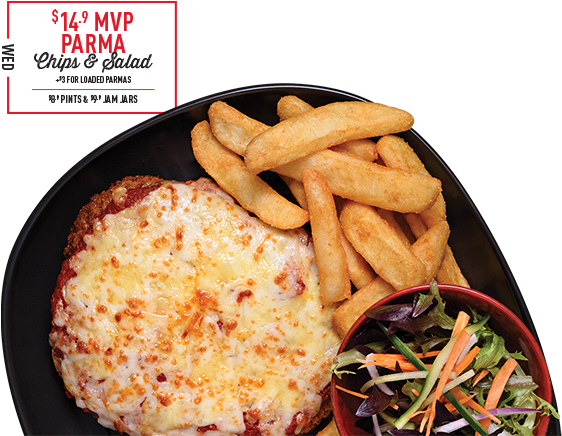 Parma-new - French Fries (1150x437), Png Download