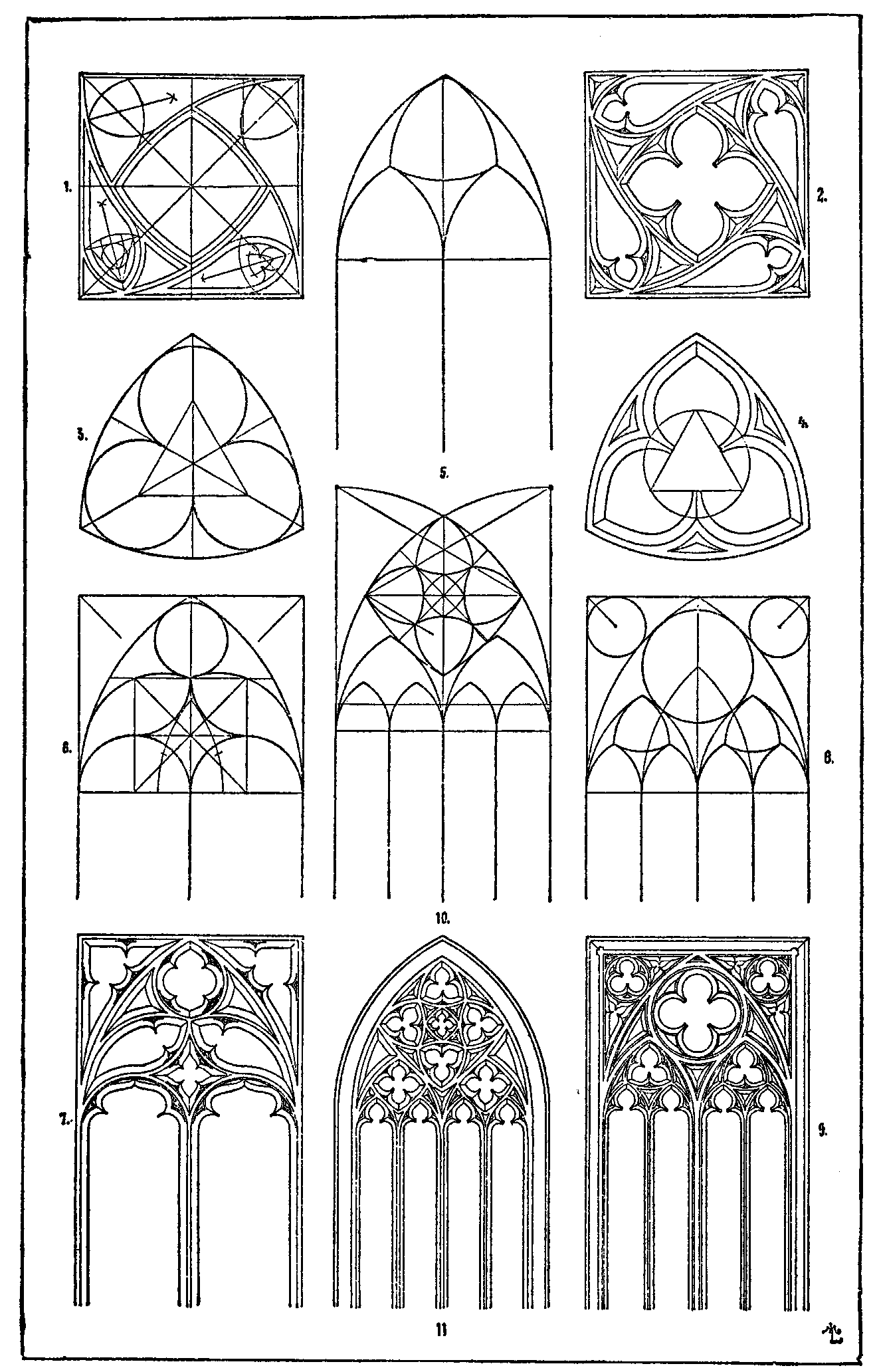 Orna019-masswerk - Easy Gothic Architecture Drawing (1320x2064), Png Download