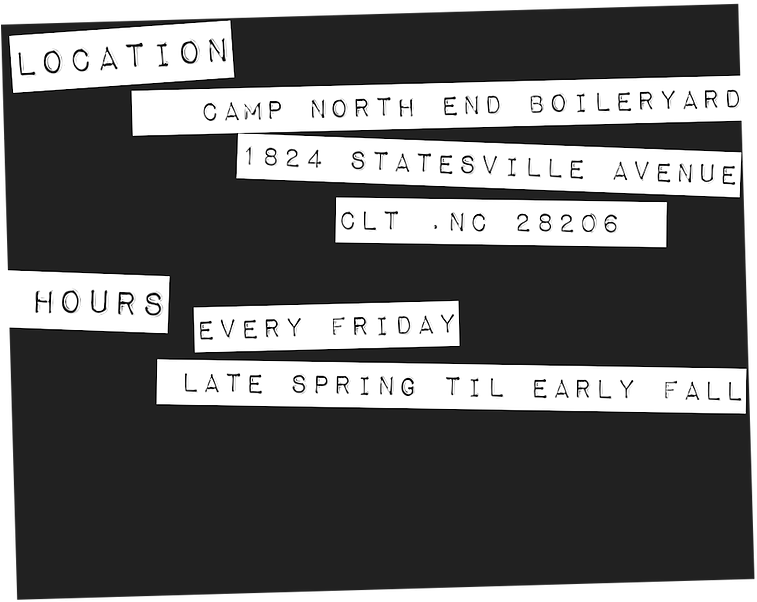 Camp North End Info - Paper (758x758), Png Download