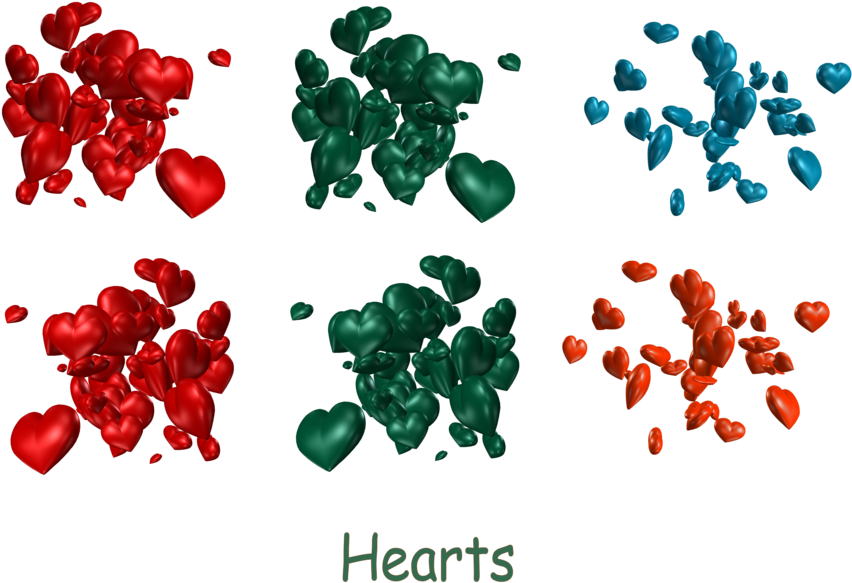 Purple Heart Medal Clipart Free Clip Art Images - Heart Cluster (900x629), Png Download