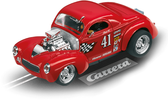 41 Willys Coupe Hotrod High Performance - Ferrari North America Racing Team (700x467), Png Download