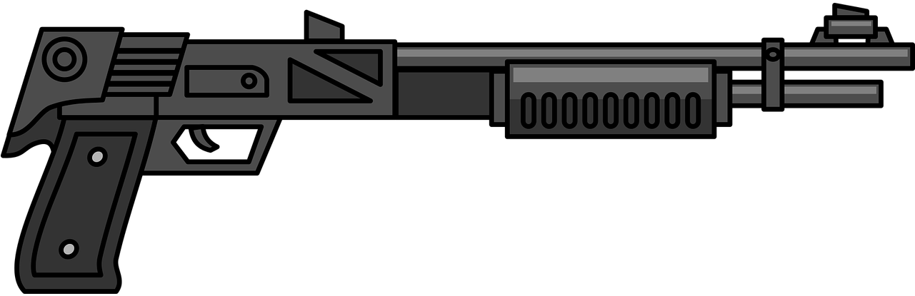 Vector Graphics,free Pictures, Free - Png Clipart Shotgun (1280x640), Png Download