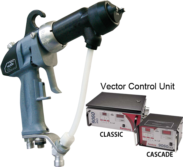 Ransburg Electrostatic Hand Gun - Machine Tool (630x586), Png Download